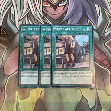 LDK2-ENK29 x3 Where Arf Thou? Common Excellent Condition Yugioh