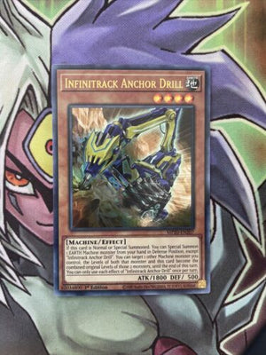 MP20-EN207 Infinitrack Anchor Drill Ultra Rare 1st Edition NM Condition Yugioh