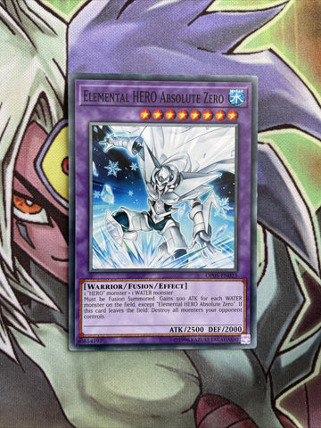 OP05-EN023 Elemental Hero Absolute Zero UNL Edition NM Yugioh Card
