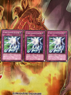 POTD-EN057 3x Cyber Summon Blaster Rare yugioh