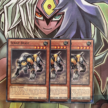 AP04-EN020 x3 Scrap Beast Common Excellent Condition Yugioh