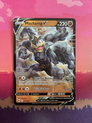 Pokemon Card Machamp V 072/189 Ultra Rare Astral Radiance Near Mint