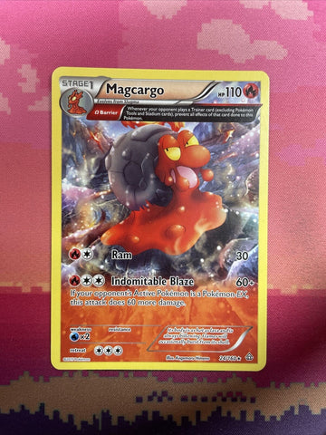 Pokemon Card Magcargo Primal Clash Rare 24/160 Near Mint