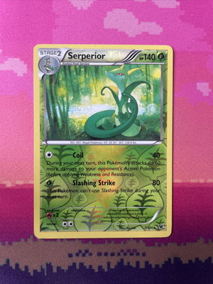 Pokemon Card Serperior Fates Collide Reverse Holo Rare 7/124 Near Mint