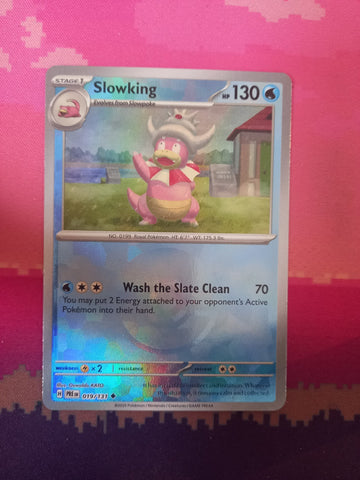 Pokemon Card Slowking Prismatic Evolution PokeBall Reverse 019/131 Near Mint