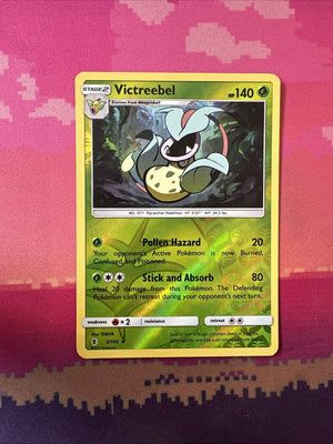Pokemon Card Victreebel Guardians Rising Reverse Holo Rare 3/145 Near Mint