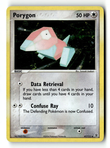 Pokemon Card Porygon Reverse Holo LP FireRed & LeafGreen 47/112