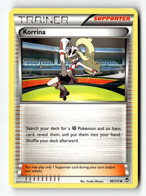 Pokemon Card Korrina LP XY - Furious Fists 95/111