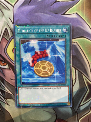 HAC1-EN055 Medallion Of The Ice Barrier Duel Terminal 1st Edition NM Yugioh Card