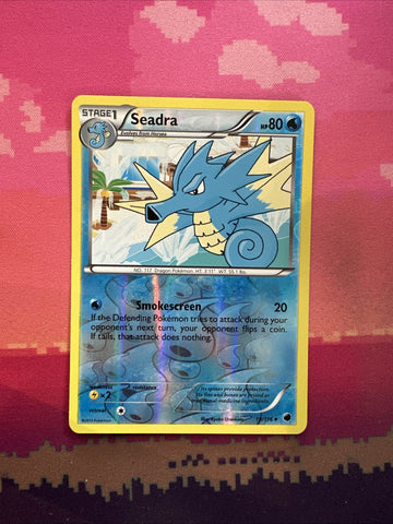 Pokemon Card Seadra Plasma Freeze Reverse Holo 19/116 Near Mint