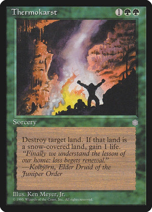 Thermokarst - Ice Age Excellent Magic MTG