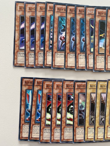 Deck Core Ally Of Justice 21 Cards YuGiOh (back)