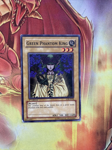 LOB-E028 Green Phantom King Common 1st Edition YuGiOh played