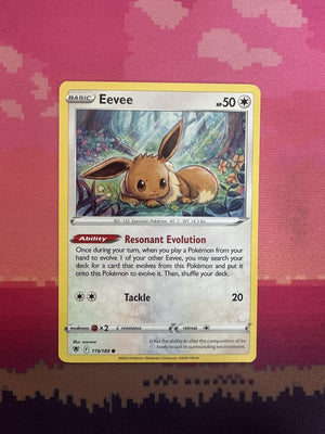 Pokemon Card Eevee Astral Radiance Common 119/189 Near Mint