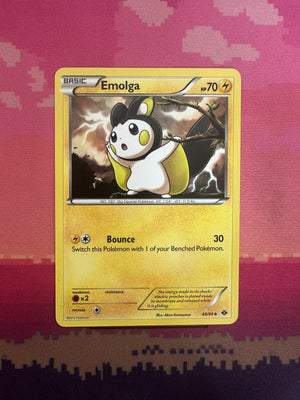 Pokemon Card Emolga Next Destinies Uncommon 49/99 Near Mint