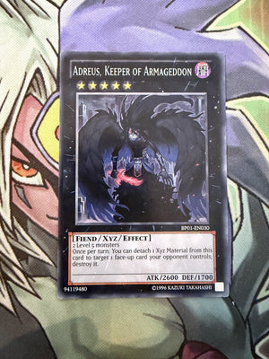 BP01-EN030 Adreus, Keeper of Armageddon Rare UNL Edition NM Yugioh Card