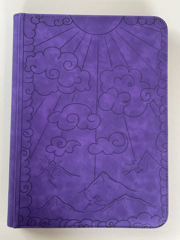 Twintraders EXCLUSIVE 9 Pocket BINDER ‘Dragon’s Descend’ Purple Colour Pokemon