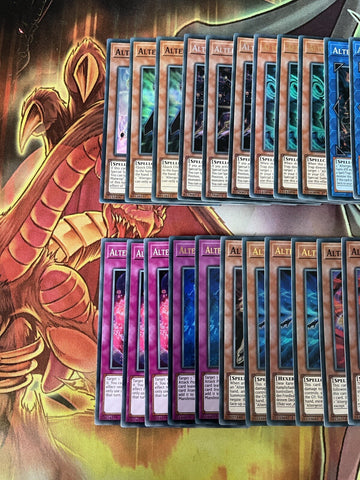 Deck Altergeist Yugioh 29 Cards (back)