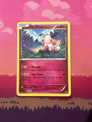 Pokemon Card Mr Mime XY Base Set Common 91/146 Near Mint