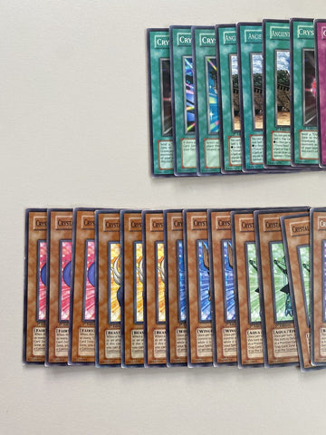 Deck Crystal Beast Play Worn 26 Cards YuGiOh (back)