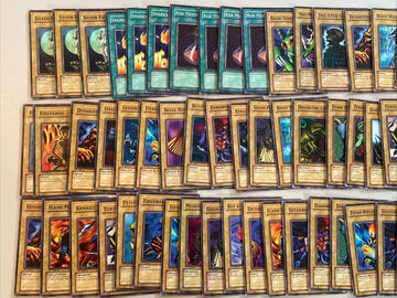 Yugioh LOB-E 1st Edition Bundle 83 Cards Varying Conditions NM-Excellent-MP (back)