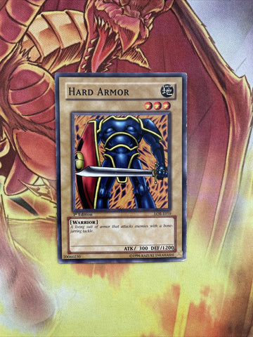 lob-e059 Hard Armor 1st Edition (played) Common Yugioh!