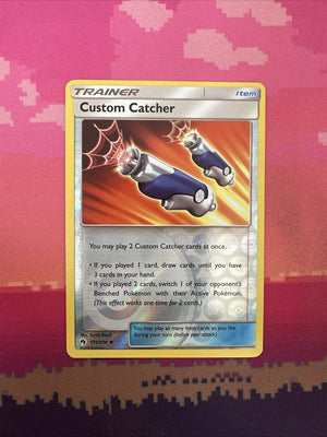 Pokemon Card Custom Catcher Lost Thunder Reverse Holo 171/214 Near Mint
