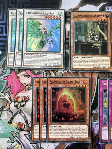 Deck Yugioh Adamancipator 19 Cards SESL (back)