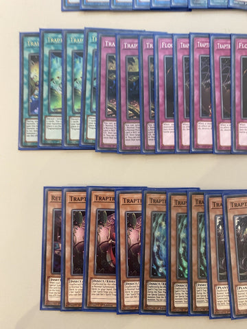 Deck Traptrick Yugioh 42 Cards (back)