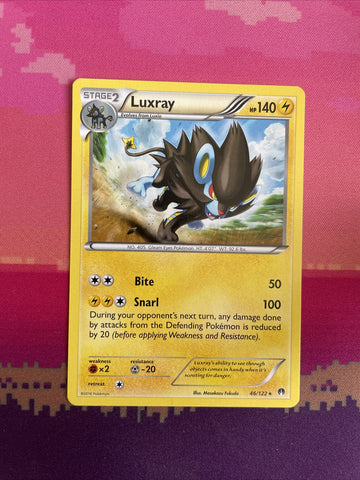 Pokemon Card Luxray Breakpoint Rare 46/122 NM