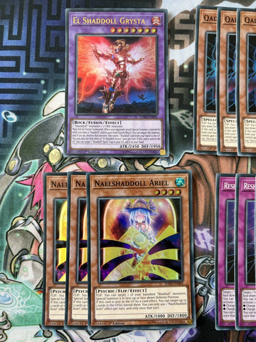 Deck Yugioh El Shaddoll 10 Cards Core (back)
