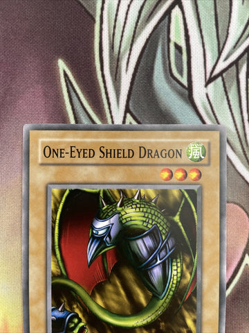 LOB-087 YuGiOh One-Eyed Shield Dragon - - Common - unl Edition Near Mint (back)