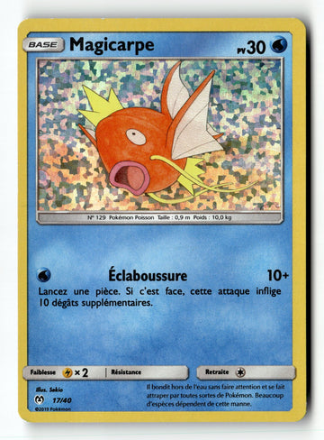 Pokemon Card Magikarp McDonald's 2019 Holo FRENCH 17/40