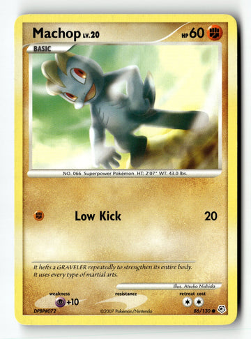 Pokemon Card Machop LP DP Trainer Kit: Manaphy & Lucario 5/11