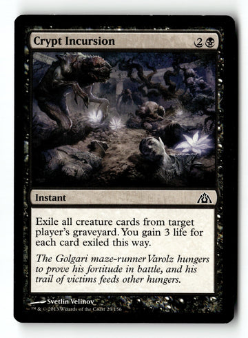 MTG Crypt Incursion Dragon's Maze LP Magic The Gathering