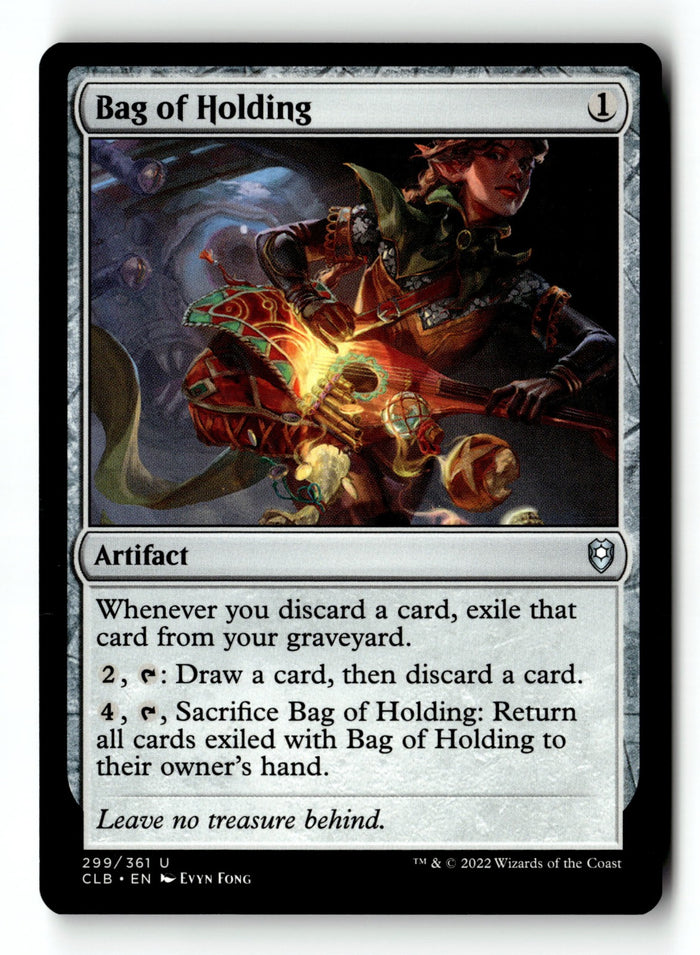 MTG Bag of Holding Commander Battle for Baldur's Gate LP Magic The Gathering