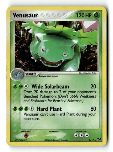 Pokemon Card Venusaur Holo LP POP Series 2 6/17