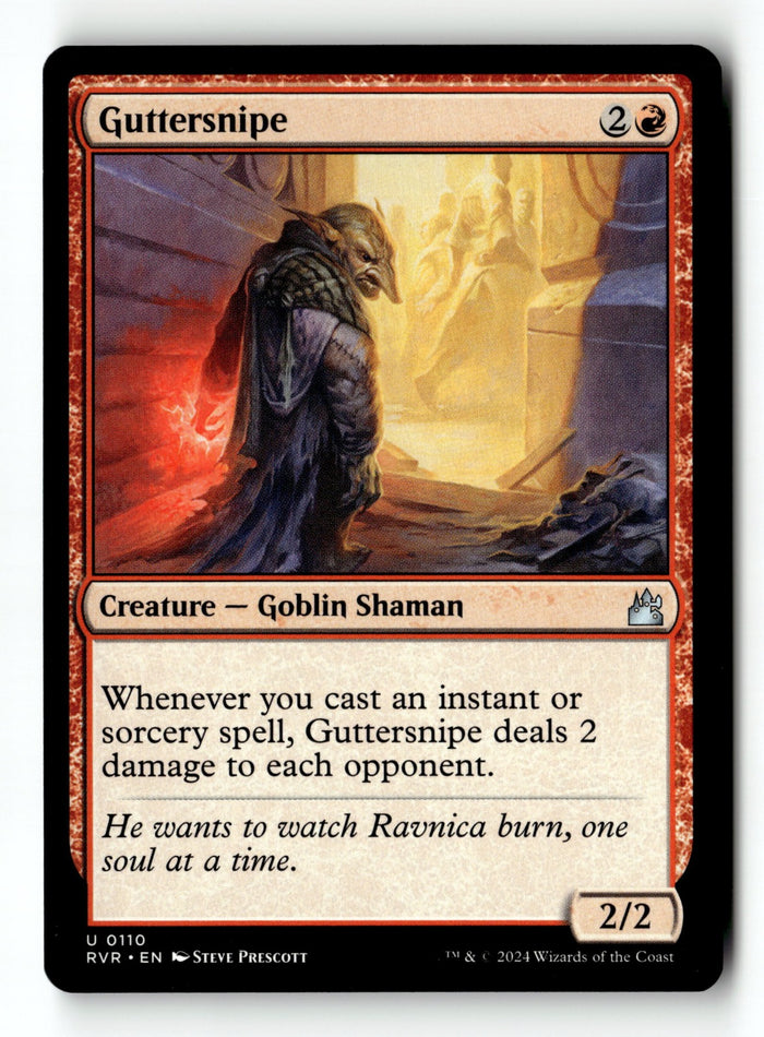 MTG Guttersnipe Ravnica Remastered LP Magic The Gathering