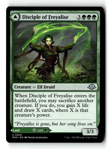 MTG Disciple of Freyalise Modern Horizons 3 LP Magic The Gathering