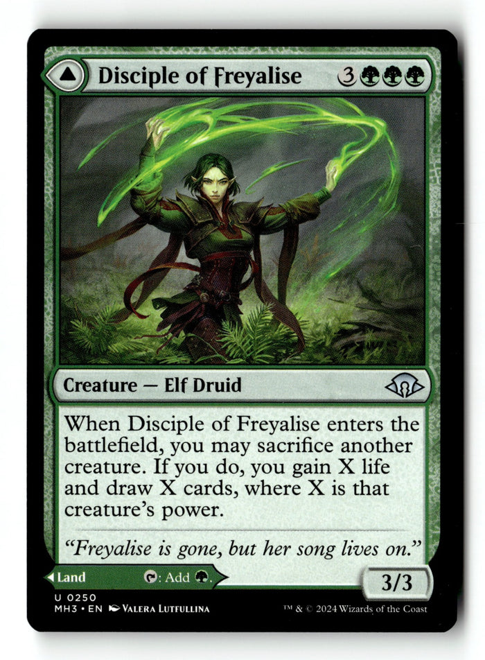 MTG Disciple of Freyalise Modern Horizons 3 LP Magic The Gathering
