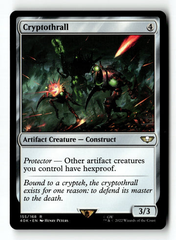 MTG Cryptothrall Universes Beyond: Warhammer 40,000 LP Magic The Gathering