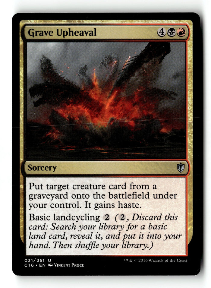MTG Grave Upheaval Commander 2016 LP Magic The Gathering
