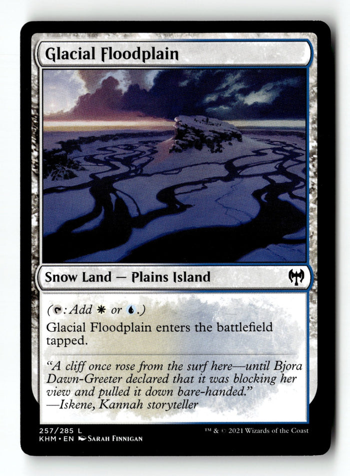 MTG Glacial Floodplain Kaldheim LP Magic The Gathering