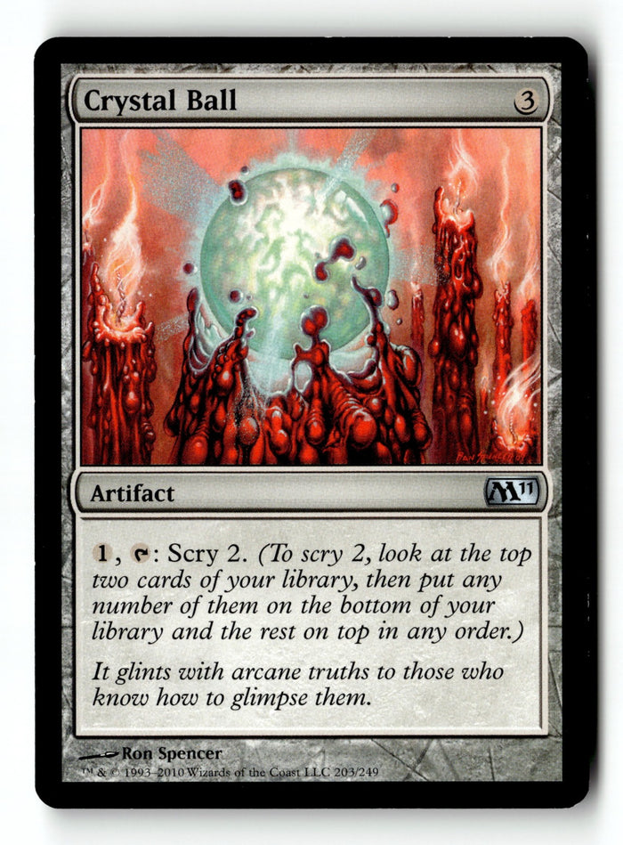 MTG Crystal Ball Magic 2011 (M11) LP Magic The Gathering