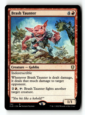 MTG Brash Taunter Commander Legends: Battle for Baldur's Gate LP Magic The Gathe