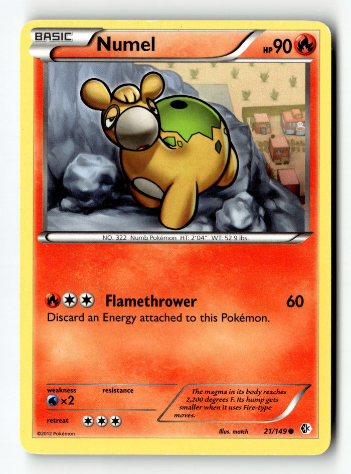 Pokemon Card Numel LP Boundaries Crossed 21/149