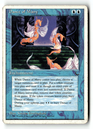 MTG Dance of Many Fifth Edition LP Magic The Gathering