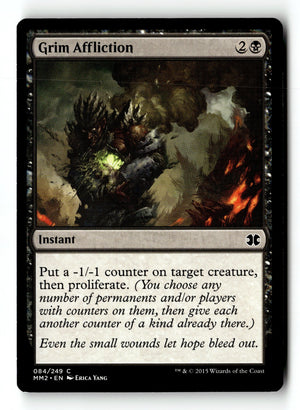MTG Grim Affliction Modern Masters 2015 LP Magic The Gathering