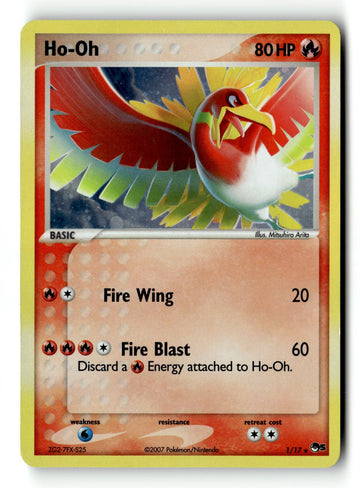 Pokemon Card Ho-Oh Holo LP POP Series 5 1/17
