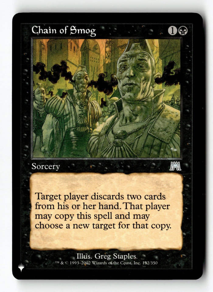 MTG Chain of Smog Onslaught LP Magic The Gathering